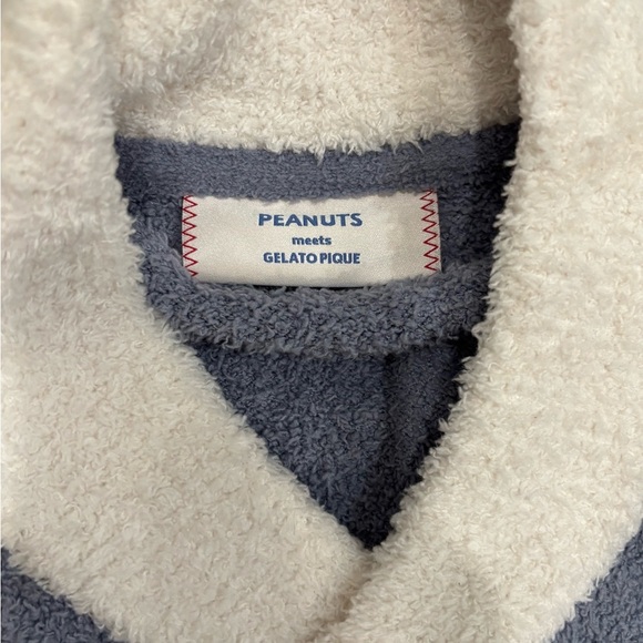 Peanuts Gelato Pique Mens Olaf Babymoco Button Up Cardigan & Pants Sz L NWT - Picture 11 of 15